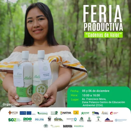Feria CADENAS DE VALOR, en Santa Cruz, el 5 y 6-dic.
