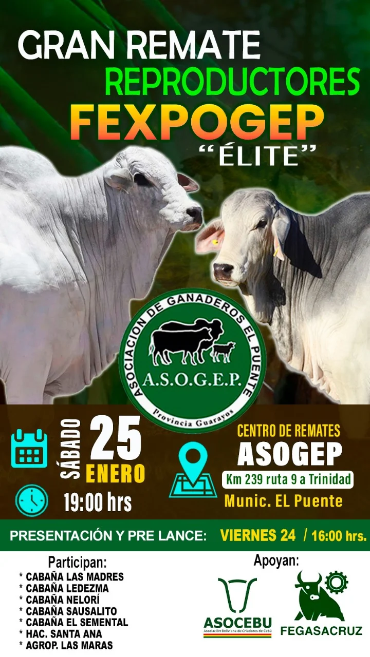FEXPOGEP 2025, en Santa Cruz, el 25-enero