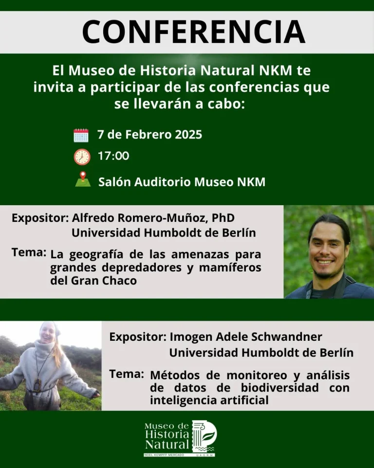 Conferencias GEOGRAFÍA DE LAS AMENAZAS y MÉTODOS DE MONITOREO Y ANÁLISIS, en Santa Cruz, el 7-febrero