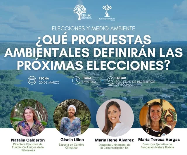 Propuestas ELECCIONES Y MEDIO AMBIENTE, en Santa Cruz, el 20-marzo