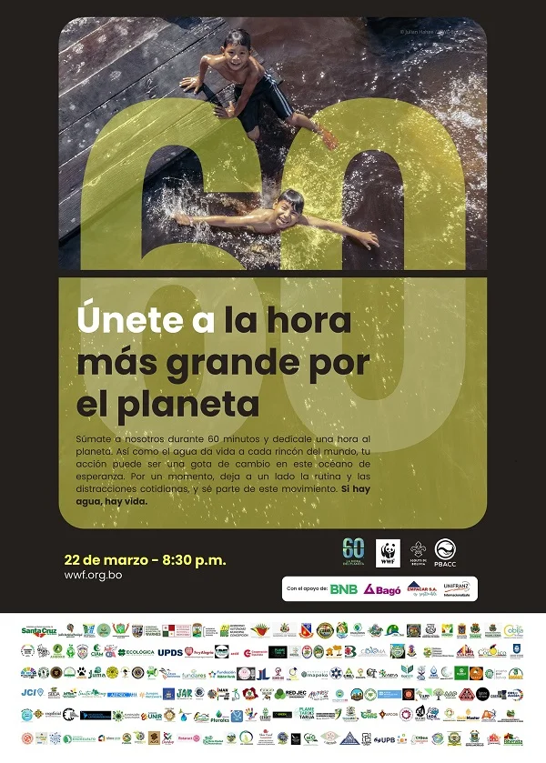 LA HORA DEL PLANETA, mundial, el 22-marzo