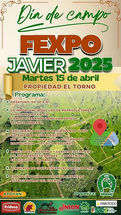 FEXPOJAVIER, en San Javier – Santa Cruz, el 15-abril