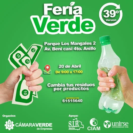 CAMPAÑA FERIA VERDE, en Santa Cruz, el 20-abril
