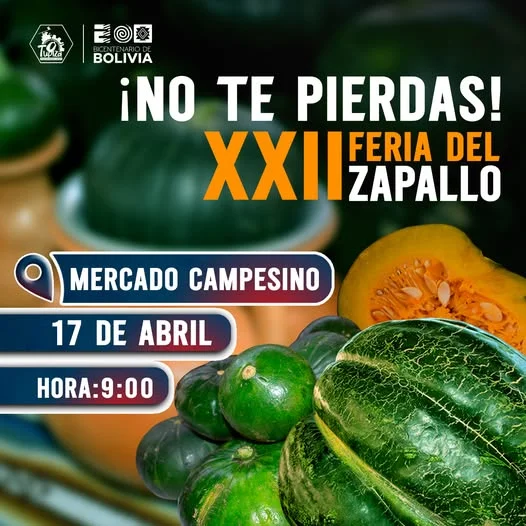 FERIA DEL ZAPALLO, en Tupiza – Potosí, el 17-abril