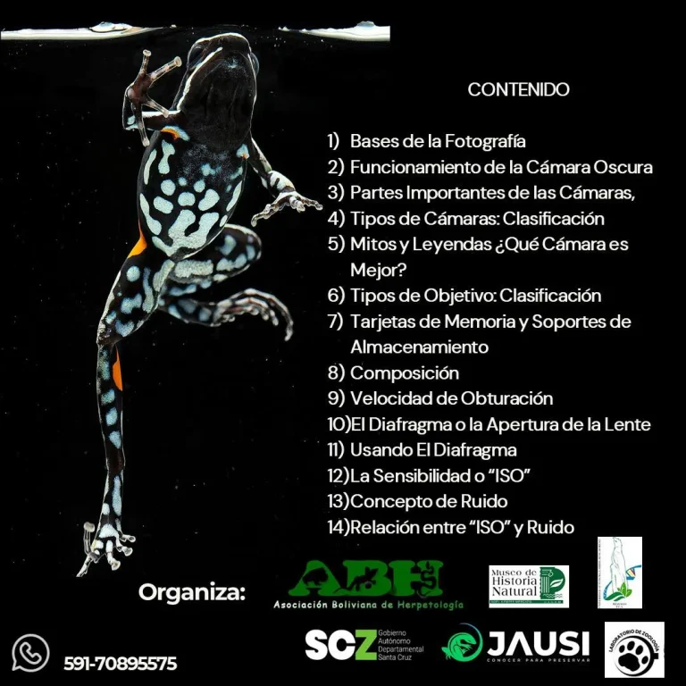 Curso FOTOGRAFÍA DE LA NATURALEZA, en Santa Cruz, el 15 y 16-mayo