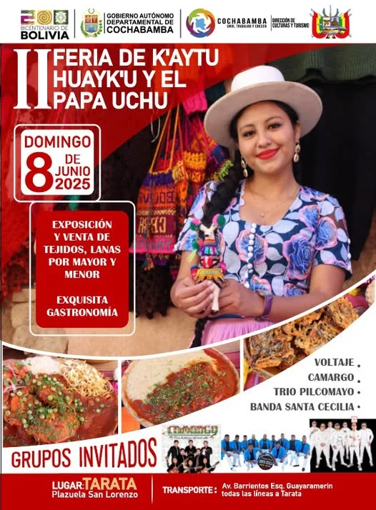 FERIA DE K´AYTU HUAYK´U Y PAPA UCHU, en Tarata – Cochabamba, el 8-junio