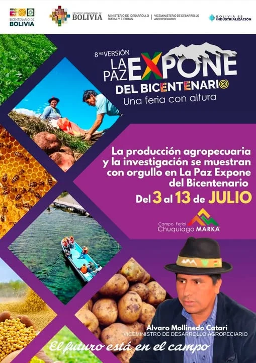 EXPOFERIA LA PAZ EXPONE, en La Paz, del 3 al 13-julio