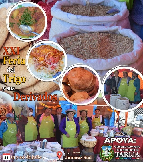FERIA DEL TRIGO Y SUS DERIVADOS, en Cercado – Tarija, el 20-julio