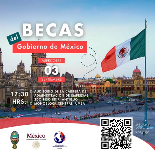 BECAS DEL GOBIERNO DE MÉXICO 2025, en La Paz, el 3-septiembre