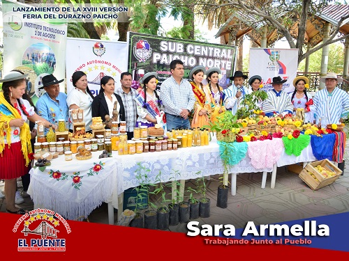 FERIA DEL DURAZNO Y PRODUCTOS DEL VALLE DE PAICHO, en El Puente- Santa Cruz, el 14-marzo