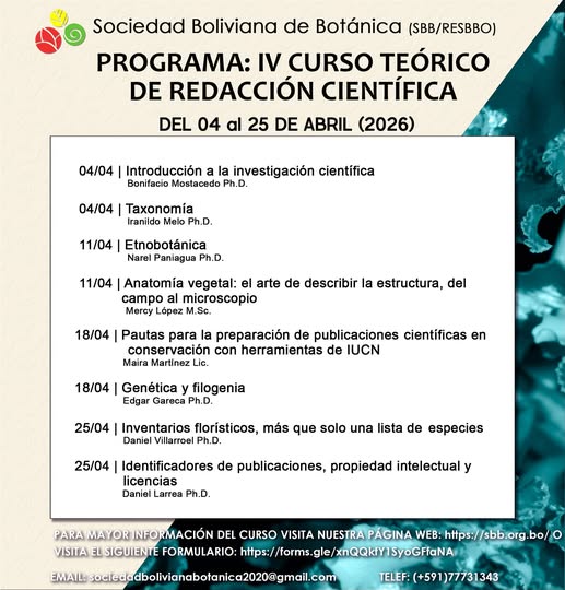 Curso “Redacción científica”, virtual, del 04 al 25-abril
