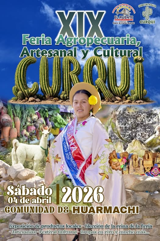 Feria agropecuaria y artesanal de Curqui, en El Puente – Santa Cruz, el 4-abril