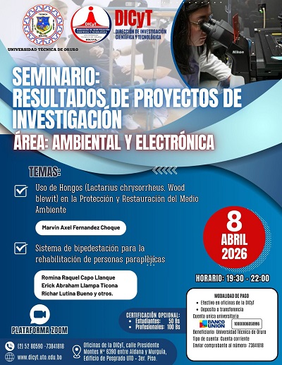 Seminario “Uso de hongos en la protección y restauración del medio ambiente”, virtual, el 8-abril