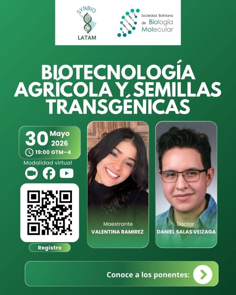 Conversatorio “Biotecnología agrícola y semillas transgénicas”, virtual, el 30-mayo