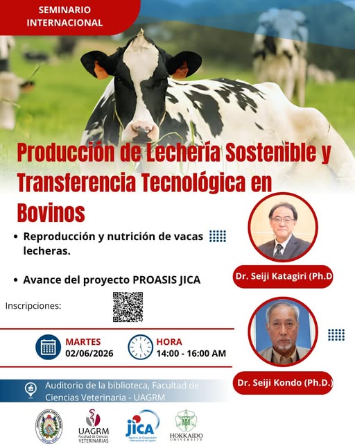 Seminario “Producción de lechería sostenible y transferencia tecnológica en Bolivia”, virtual, el 2-junio