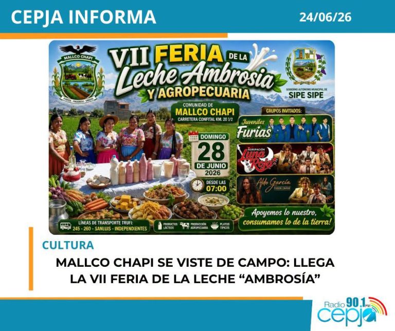 Feria de la Leche Ambrosía y Agropecuaria, en Sipe Sipe – Cochabamba, el 28-junio