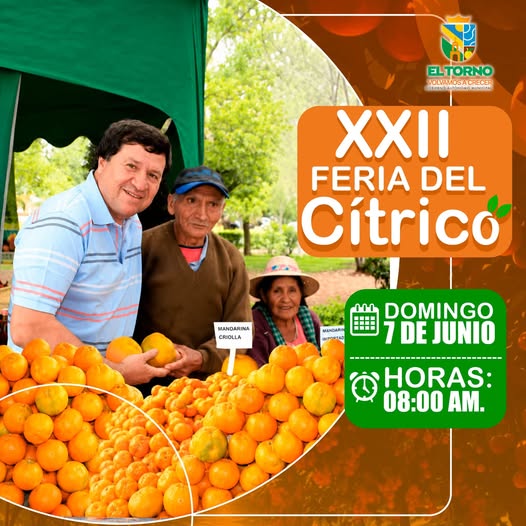 Feria del Cítrico, en El Torno – Santa Cruz, el 7-junio