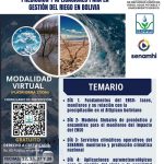 Seminario โEl fenรณmeno ENSO: Monitoreo, predicciรณn y aplicaciones para la gestiรณn del riego en Boliviaโ, virtual, el 22 y 23-julio 6_23_ Seminario โEl fenรณmeno ENSO