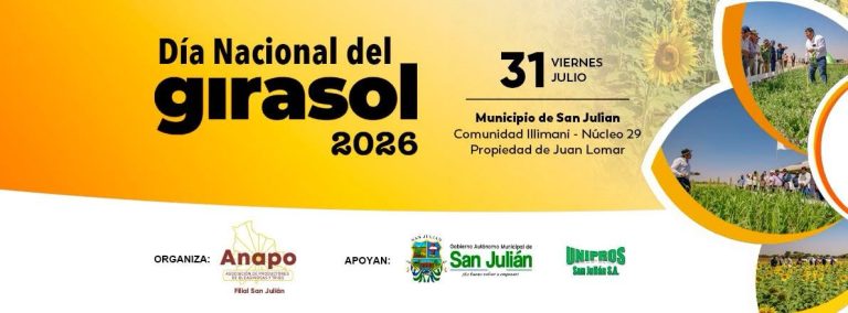 Día Nacional del Girasol, en San Julián – Santa Cruz, el 31-julio